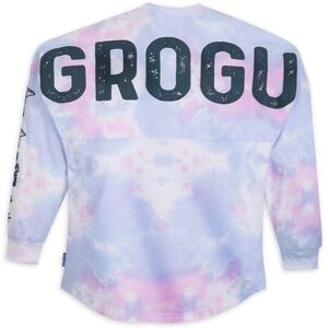 Star Wars Mandalorian Grogu Tie Dye Sprit Jersey Disney L
